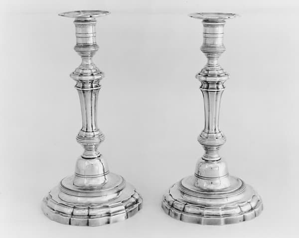 Pair of candlesticks, by François Thomas Germain