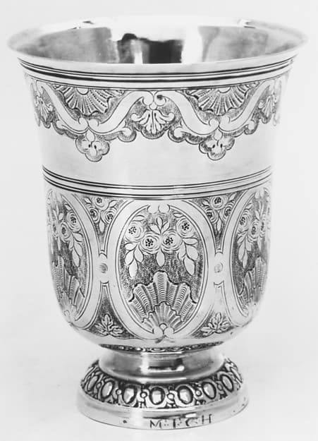 Beaker, by Catherine-Charlotte-Geneviève-Decomble Brissot (or Brisseau)