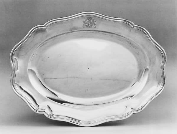 Oval dish, by Jacques III Rondot