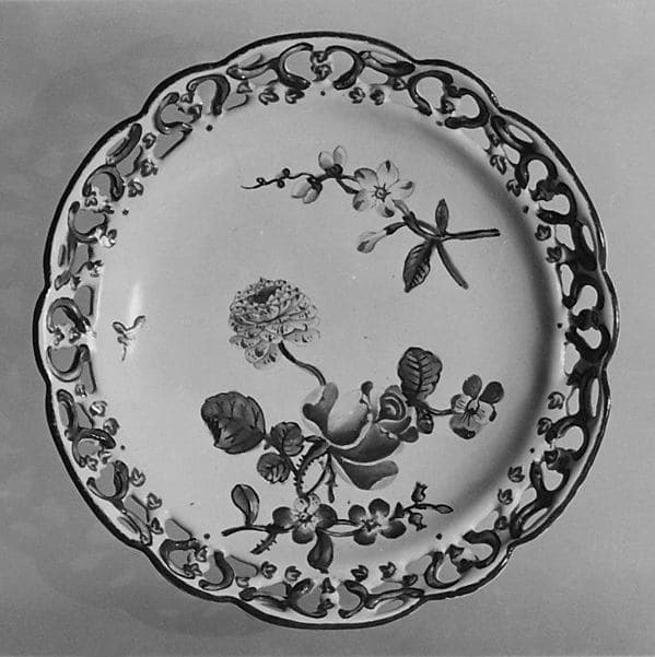 Pair of plates, by Veuve Perrin Factory