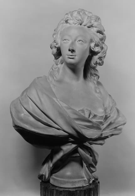 Woman, sometimes identified as the Princesse de Lamballe, by Jean Antoine Houdon
