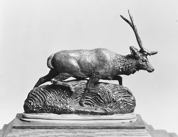 Java Deer (second version), by Antoine-Louis Barye