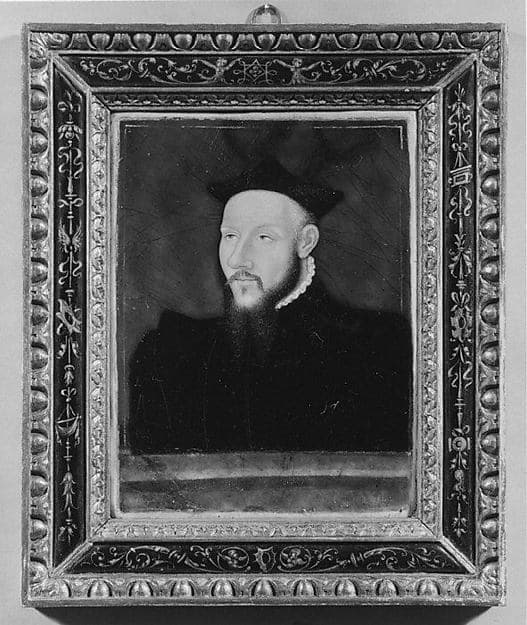 Portrait of an unidentified gentleman, by Léonard Limosin