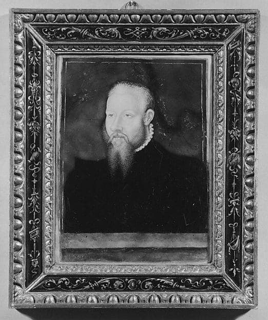 Portrait of an unidentified gentleman, by Léonard Limosin