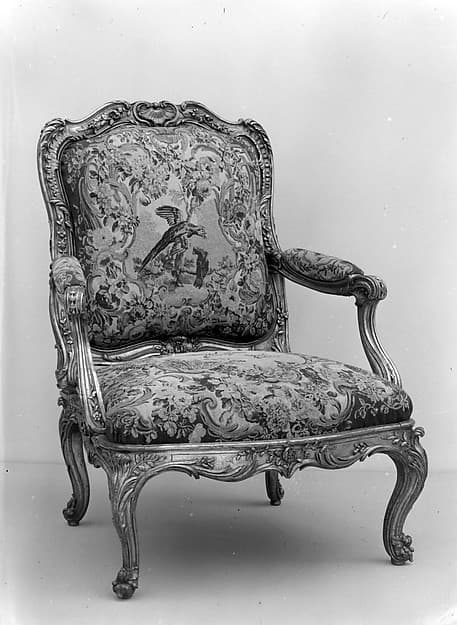 Armchair back, by Beauvais