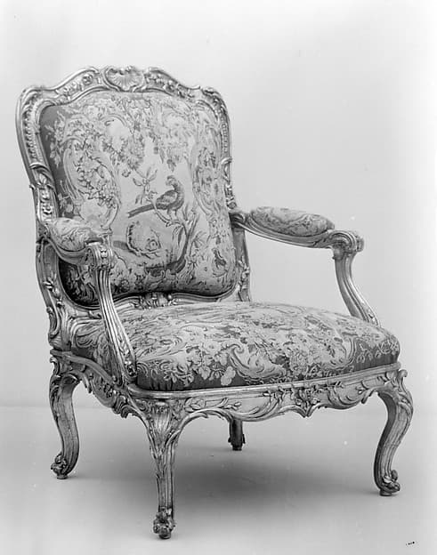 Armchair back, by Beauvais