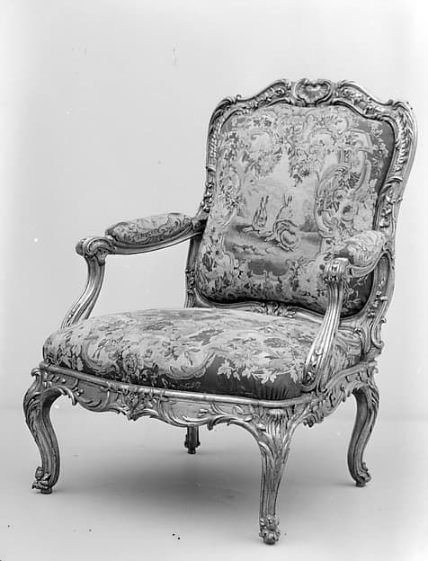 Armchair (part of a set), by Nicolas-Quinibert Foliot