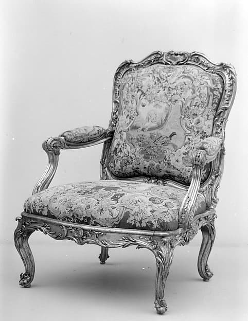 Armchair (part of a set), by Nicolas-Quinibert Foliot