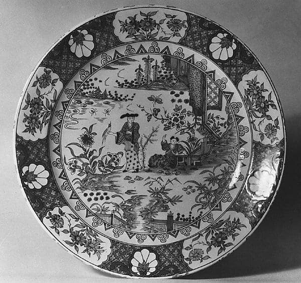 Plate, by Adam Friedrich von Löwenfinck