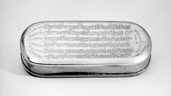 Tobacco box, by C. Norman