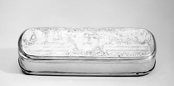 Tobacco box, by I. H. Becker