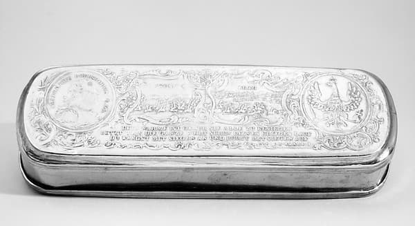 Tobacco box, by I. H. Hamer