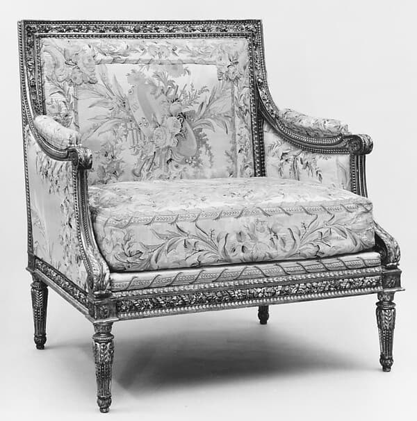 Small settee (Marquise) (part of a set), by Georges Jacob