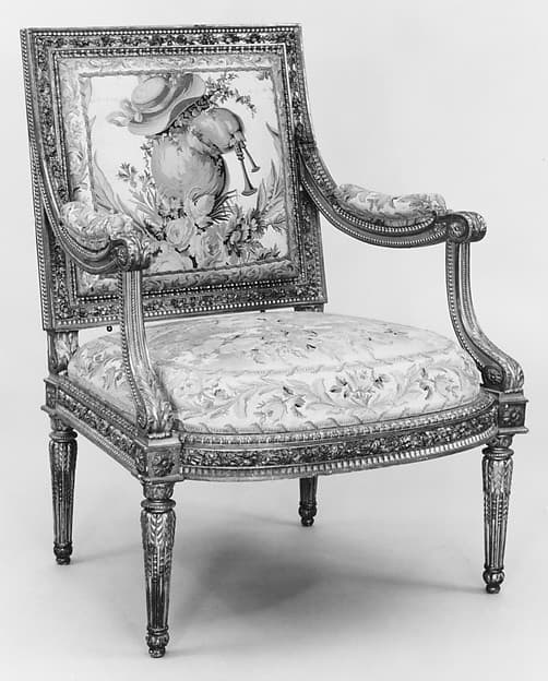 Armchair (part of a set), by Georges Jacob