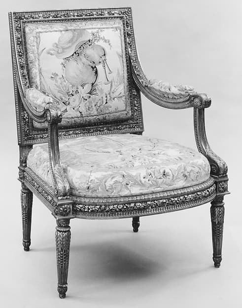 Armchair (part of a set), by Carlhian