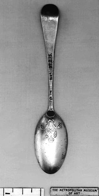 Coffee spoon, by Benjamin Brewood II
