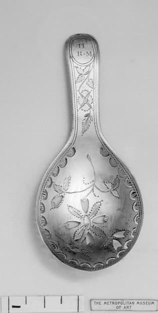 Caddy spoon, by Samuel Pemberton