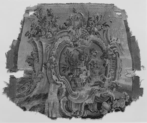 Rocaille cartouches with flowers, by Pierre Edmé Babel