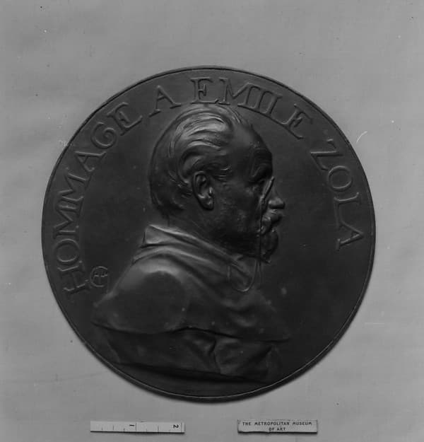 Honoring Émile Zola (1840–1902), French Novelist, by Alexandre-Louis-Marie Charpentier