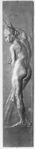 La Femme au Harpe, by Alexandre-Louis-Marie Charpentier