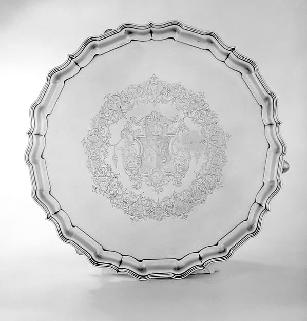 Salver, by Augustin Courtauld
