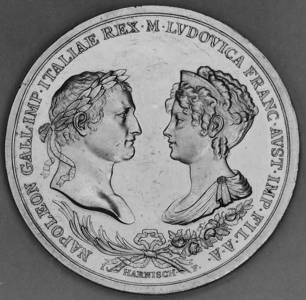 Commemorating Marriage of Napoleon and Marie Louise, by Johann Baptist Harnisch