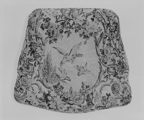 Armchair seat, by Beauvais