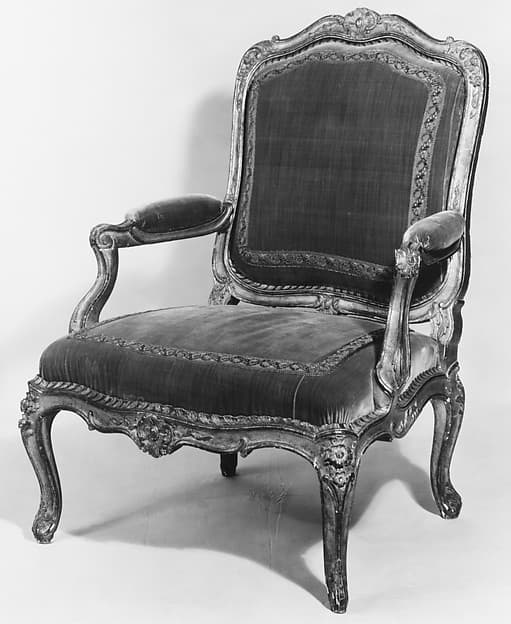 Armchair (one of a pair), by Louis I Cresson