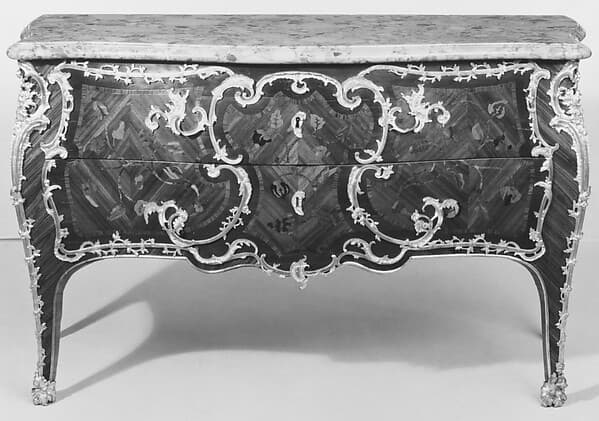 Commode (one of a pair), by Jacques Dubois