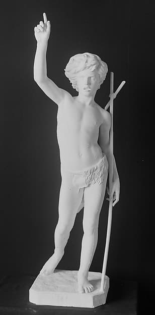 Saint John the Baptist as a child, by Paul Dubois