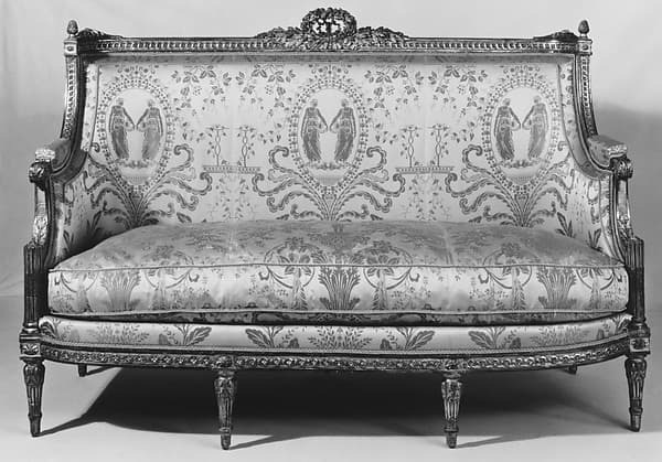 Sofa (part of a set), by Jean-Baptiste-Bernard Demay