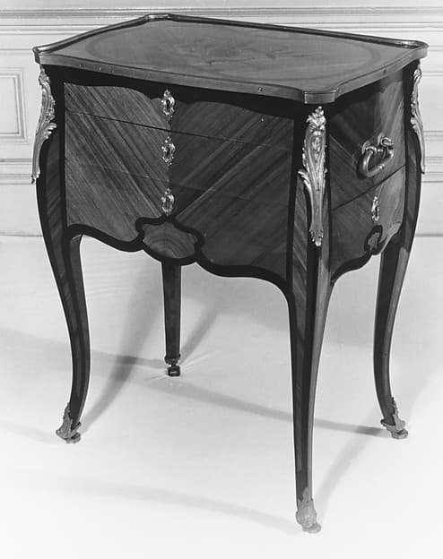 Rectangular table, by Bernard II van Risenburgh