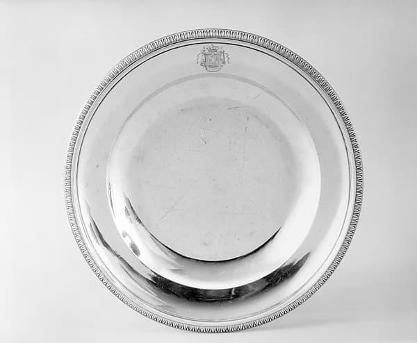 Plate (part of a dining service), by Martin-Guillaume Biennais