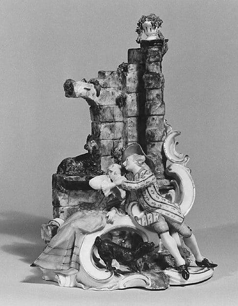 Love amid ruin, by Nymphenburg Porcelain Manufactory