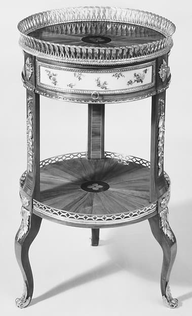 Circular worktable, by Martin Carlin