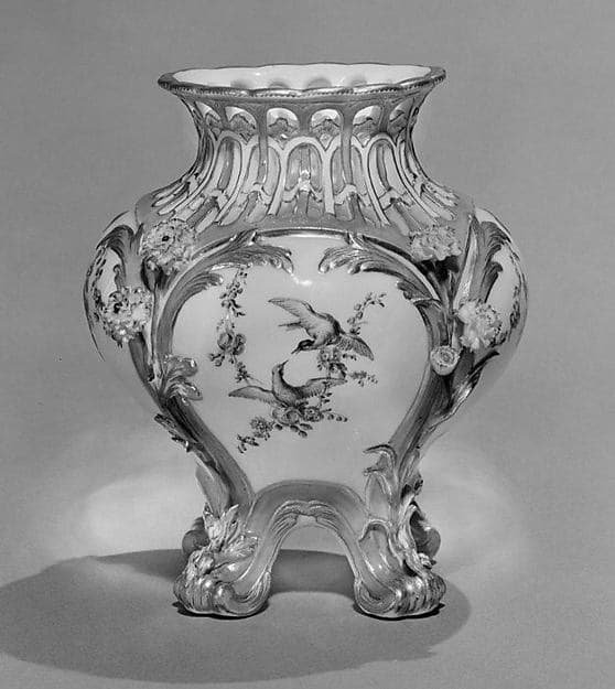 Potpourri vase (pot-pourri à jour), by Vincennes Manufactory