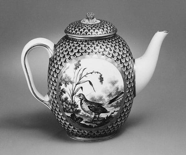 Teapot (théière calabre) (part of a service), by Sèvres Manufactory