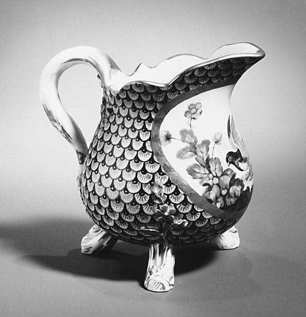 Milk jug (pot à lait à trois pieds) (part of a service), by Sèvres Manufactory