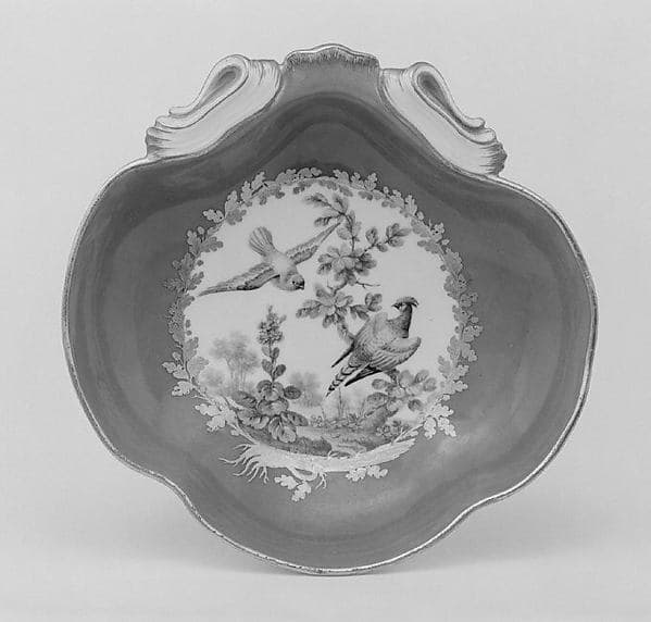 Fruit dish (compotier coquille) (one of a pair) (part of a service), by Sèvres Manufactory