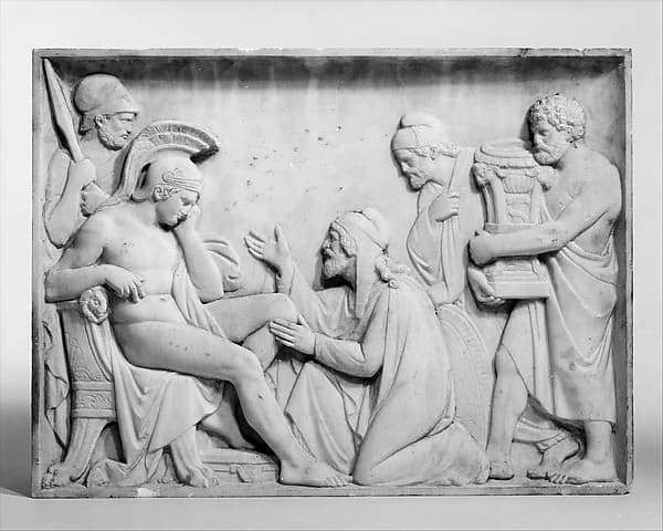 Priam Ransoming Hector's Body, by Giovanni Maria Benzoni