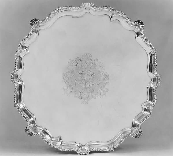 Salver, by George Wickes