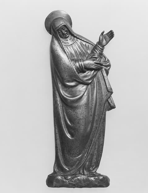 Mourning Virgin from a Crucifixion Group, by Benedetto da Maiano