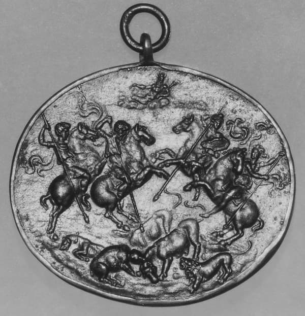 Bull hunt, by Valerio Belli (Il Vicentino)