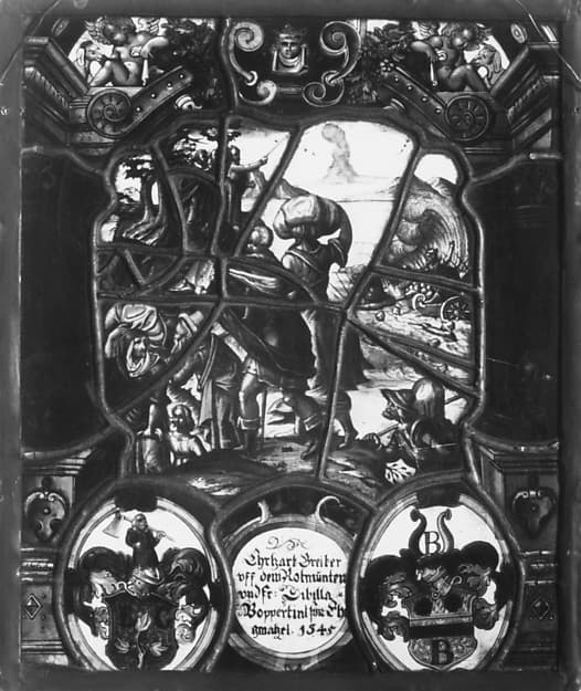 The Passing Over the Red Sea (one of a pair), by St. Gallen