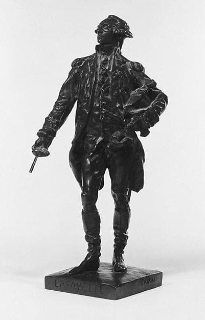 Marquis de Lafayette, by Aimé-Jules Dalou