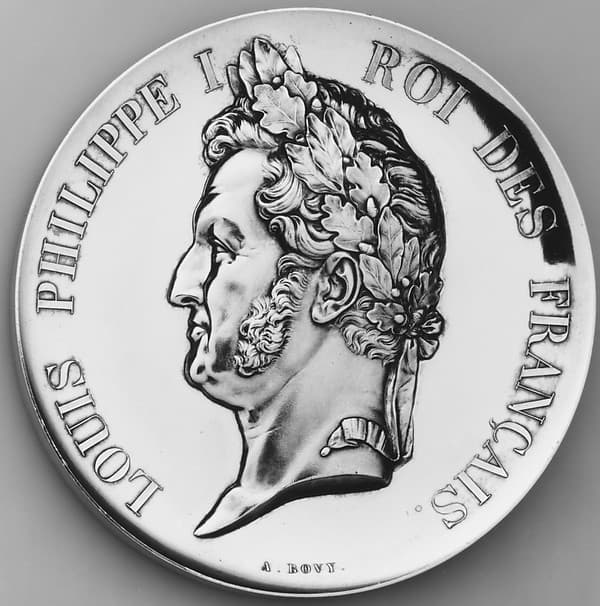 Louis-Philippe and Building of the French Railways, by Jean-François-Antoine Bovy