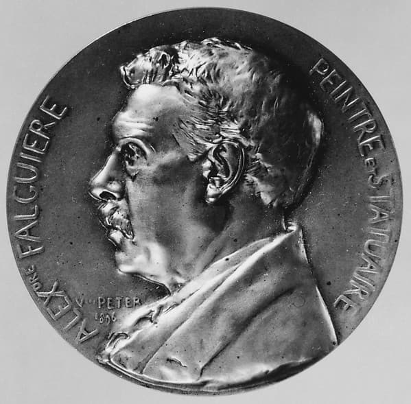 Alexandre Falguière, by Victor Peter