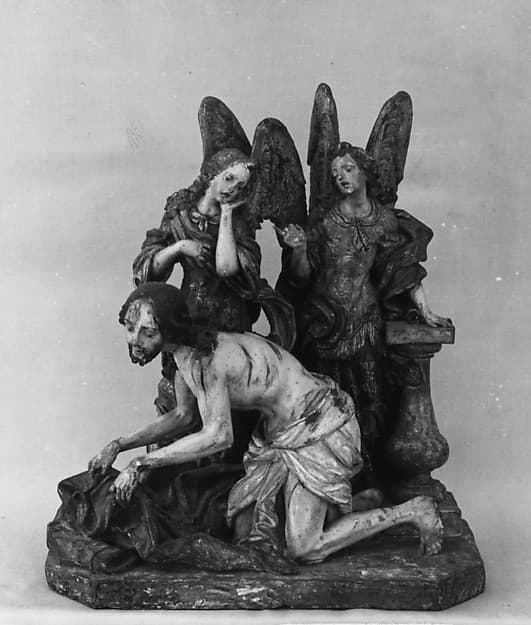 Angels mourning over Christ after the flagellation, by Luisa Roldán, called La Roldana