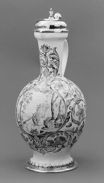 Flagon (one of a pair), by Abraham Helmhack