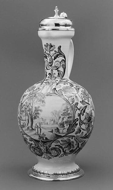 Flagon (one of a pair), by Abraham Helmhack